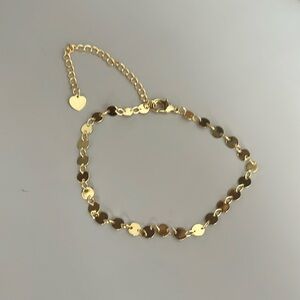 brand new evry jewels golden anklet / bracelet